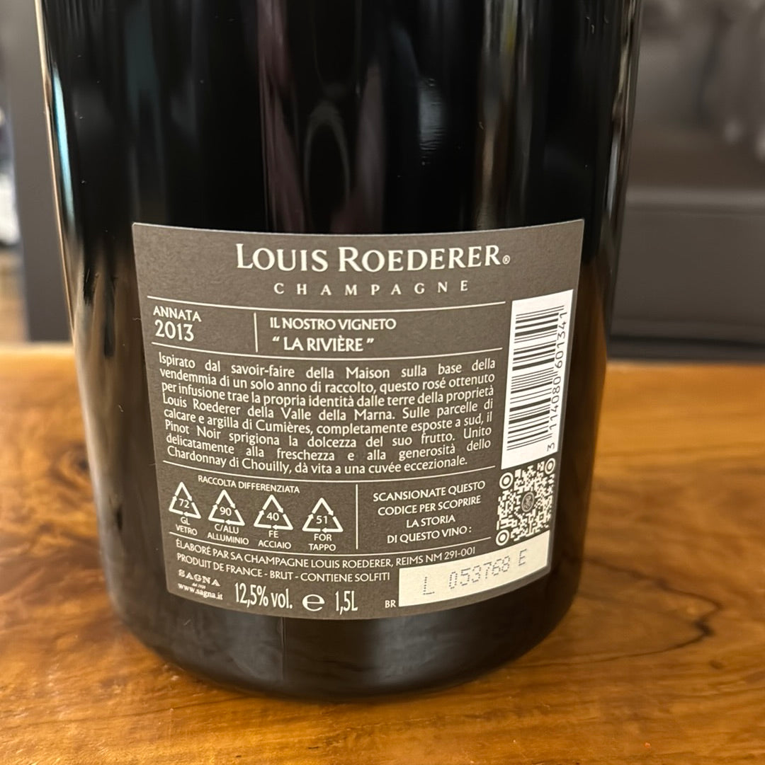 Louis roederer rose’ 2013 magnum litri 1,5