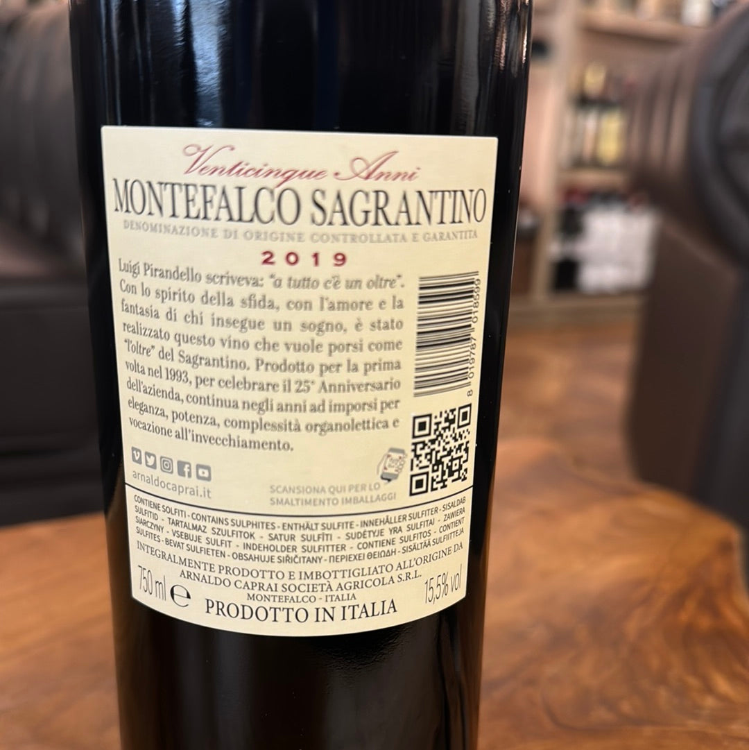 Arnaldo caprai montefalco sagrantino 2019 25 anniversario