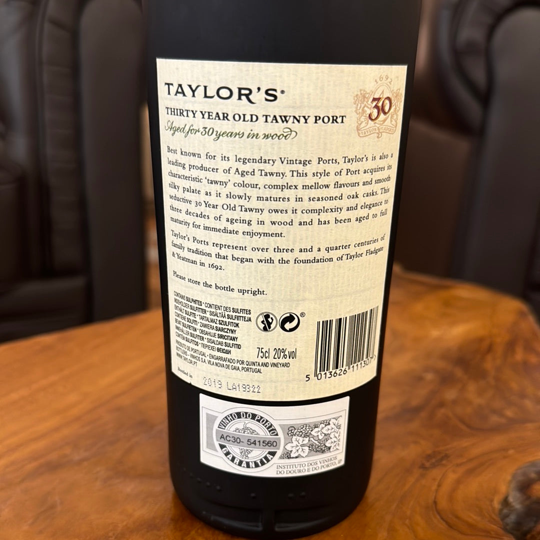 Taylor’s 30 year old tawny port