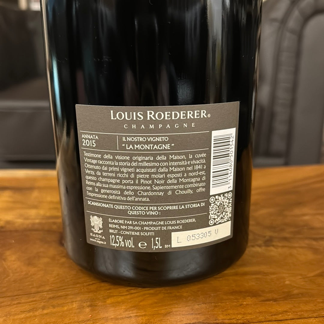 Louis roederer vintage 2015 magnum litri 1,5