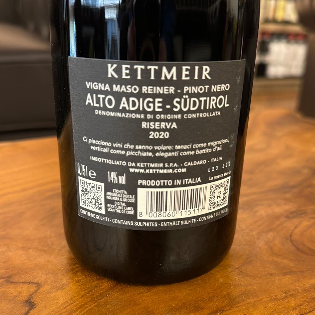 Kettmeir pinot nero riserva 2020