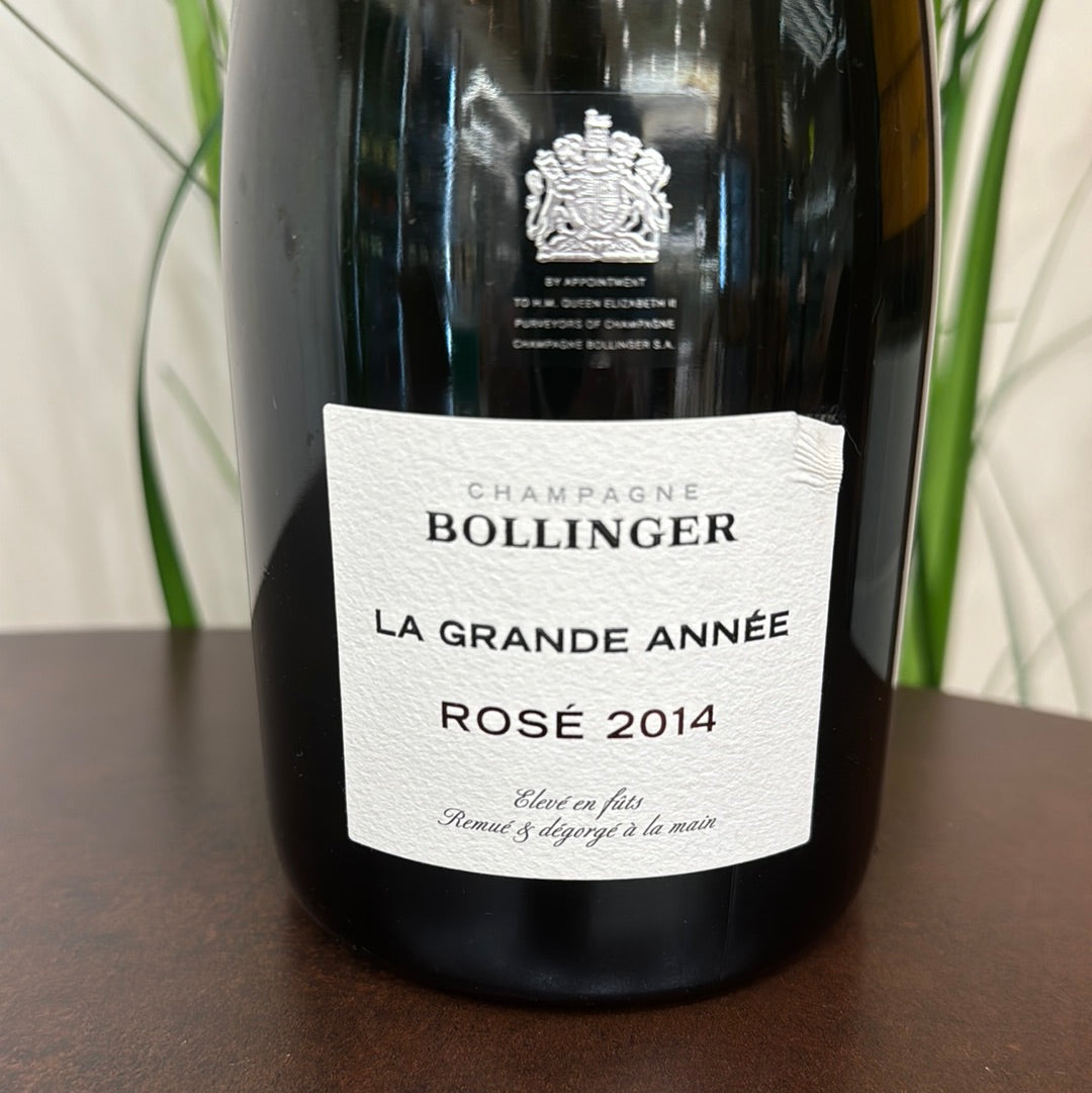 Bollinger le grande annee’ rose’ 2014