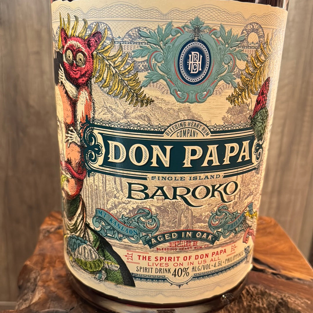 Rum don papa Baroko magnum litri 4,5