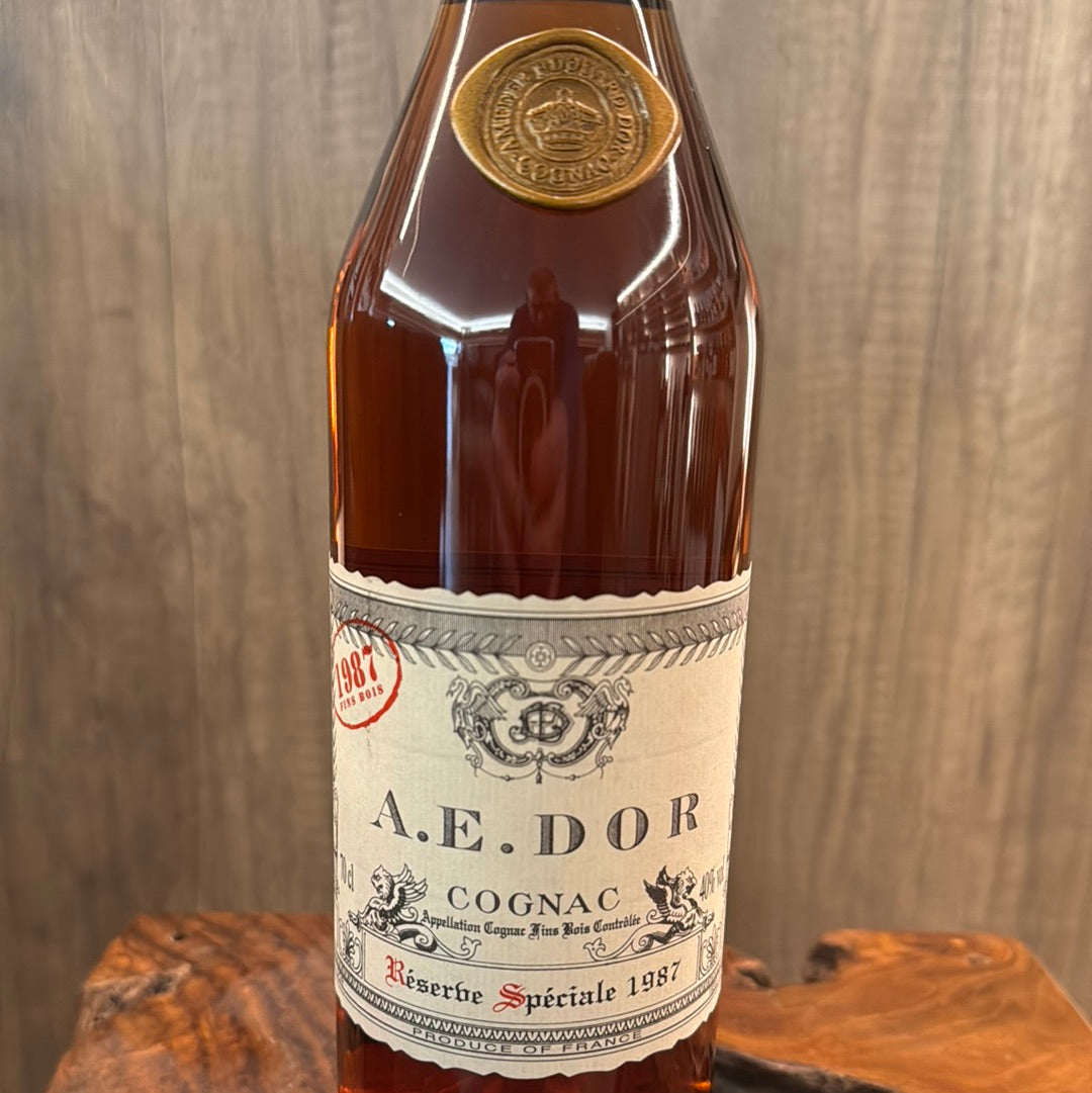 Cognac A. E. Dor reserbe speciale 1987