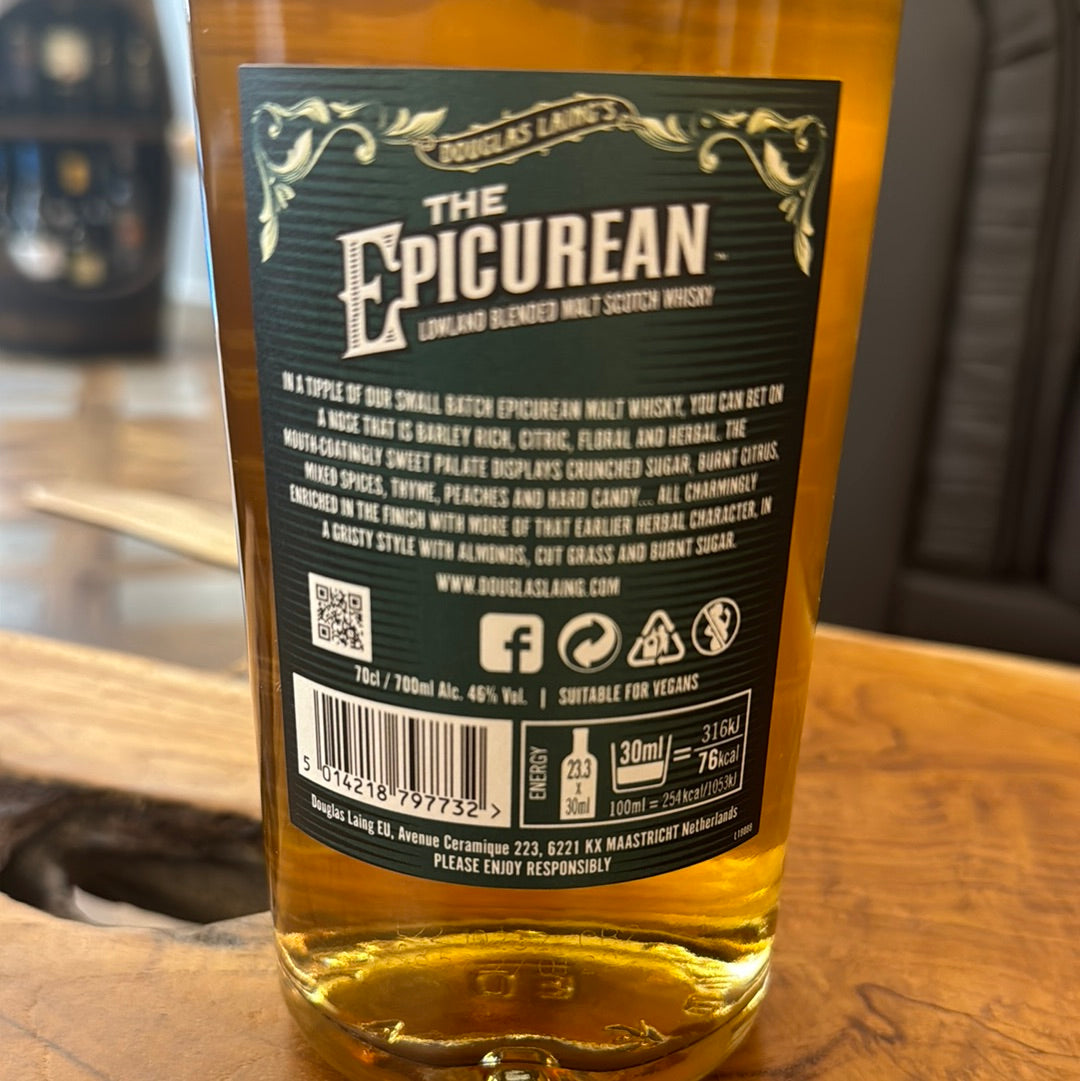 Whisky the epicurean