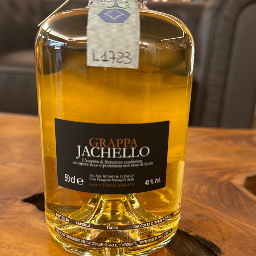 Grappa di jachello non filtrata riserva