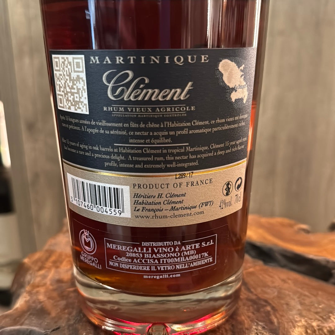 Clement rum 15 years