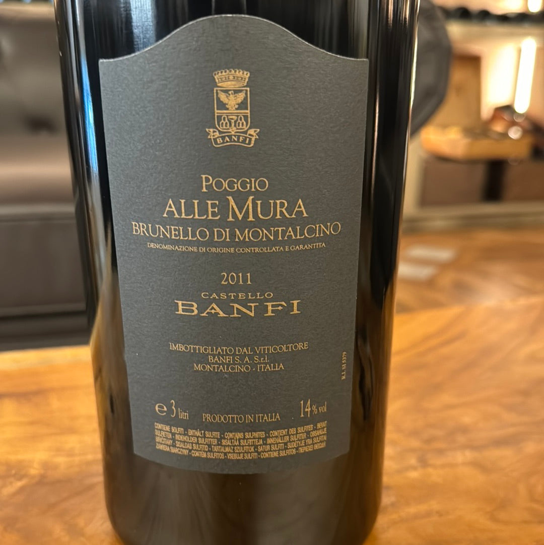 Brunello di Montalcino poggio alle mura 2011 jeroboam litri 3