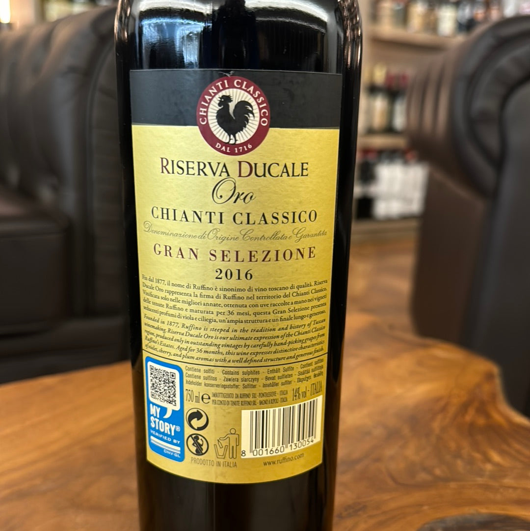 Chianti classico riserva ducale oro 2016