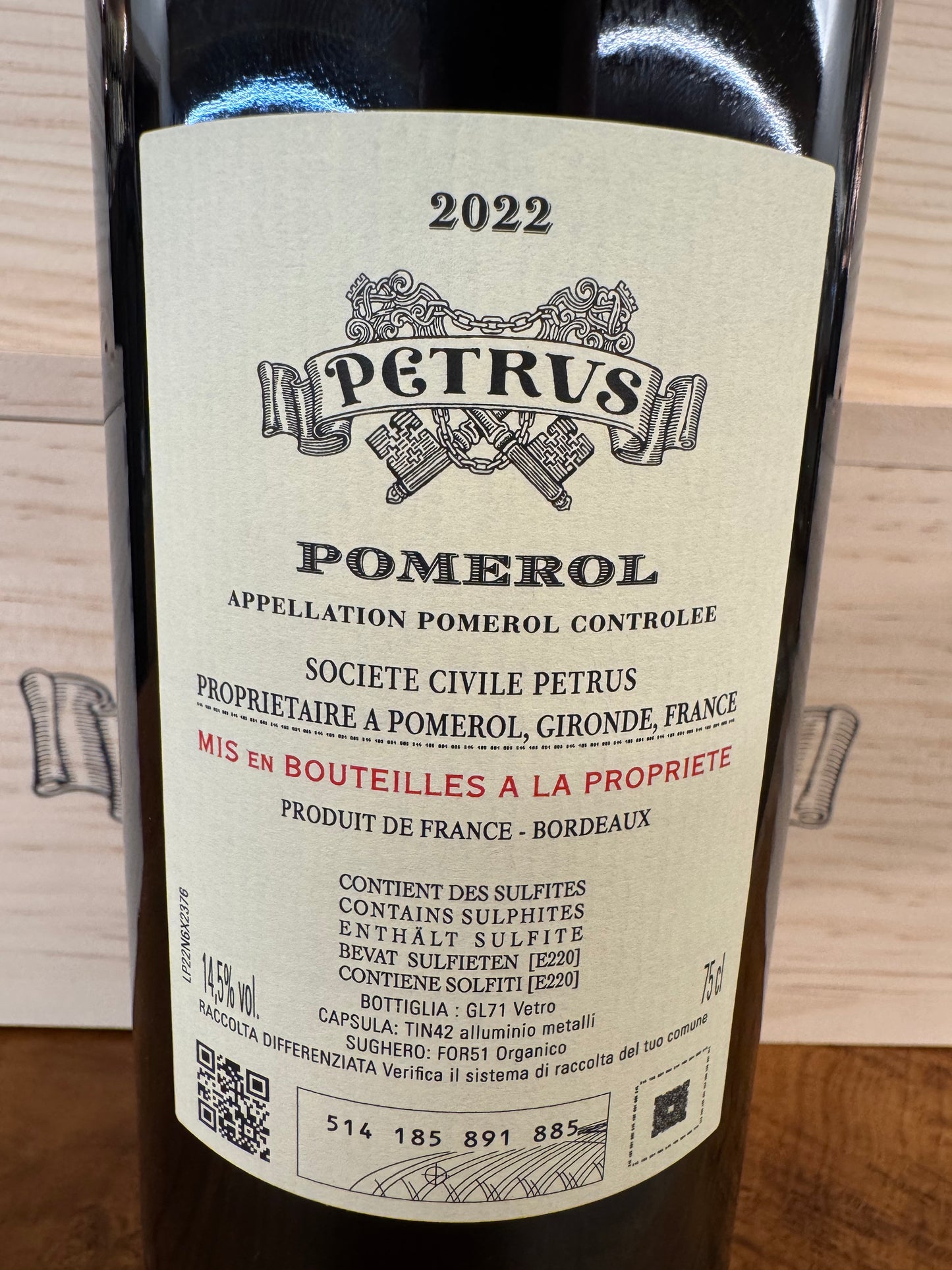 Chateaux petrus 2022